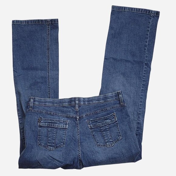 Lee Blue Straight Leg Denim Jeans | Women’s Size 18 - Picture 4 of 6